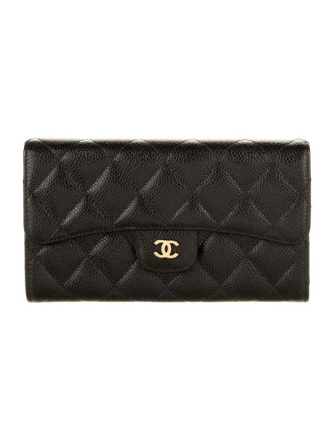 chanel black flap wallet white logo|classic small flap wallet chanel.